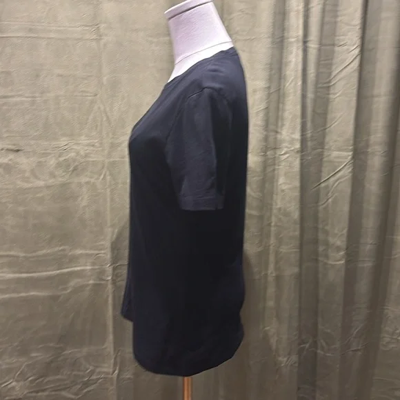 CHANEL Black Short Sleeve Tee